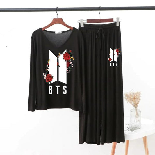 BTS - Flower Print Loungewear